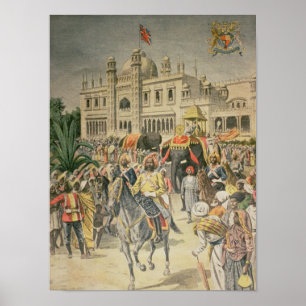 Ausstellung von 1900: Der anglo-indische Pavillon Poster