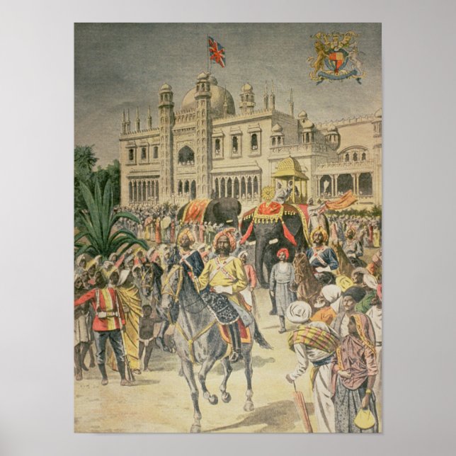 Ausstellung von 1900: Der anglo-indische Pavillon Poster (Vorne)