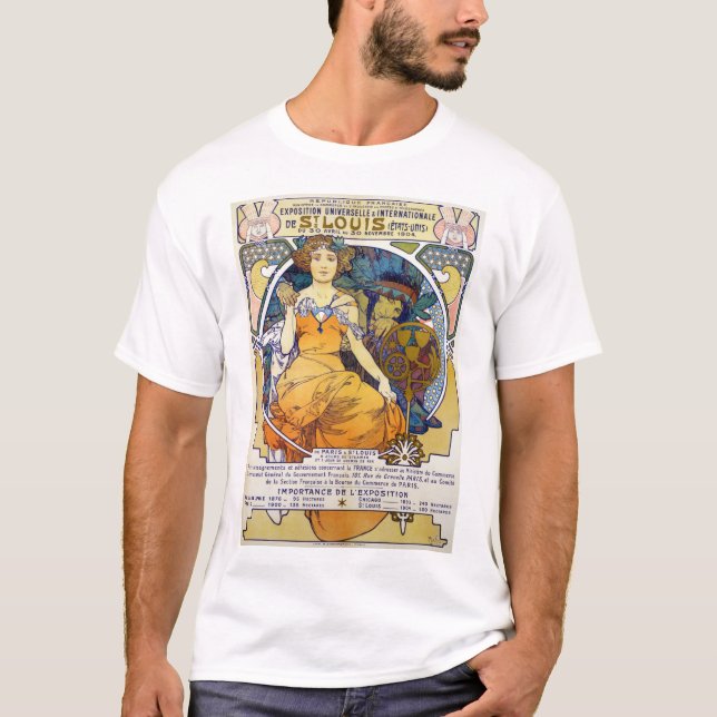 Ausstellung von St. Louis, Mucha T-Shirt (Vorderseite)
