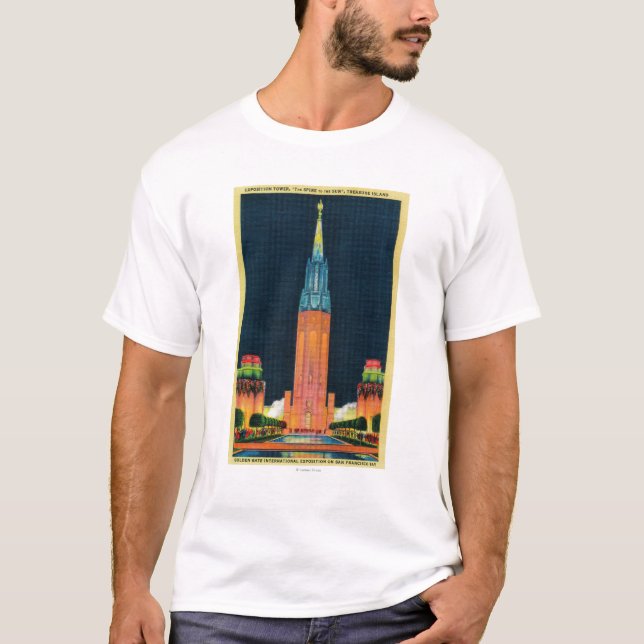 Ausstellungs-Turm, der Helm zum Sun T-Shirt (Vorderseite)