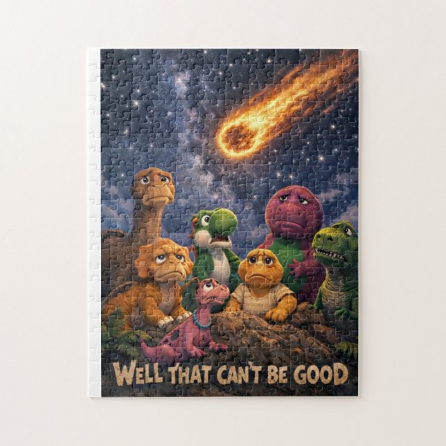 Aussterben der Dinosaurier Puzzle (Vertikal)