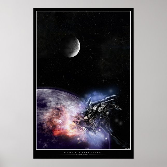 Aussterben des Menschen Poster (Vorne)