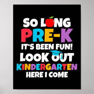 Ausstieg aus dem Kindergarten vor dem Schulabschlu Poster