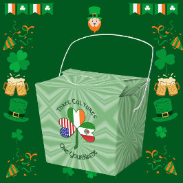 Ausstieg aus dem mexikanischen Irish American Klee Geschenkschachtel