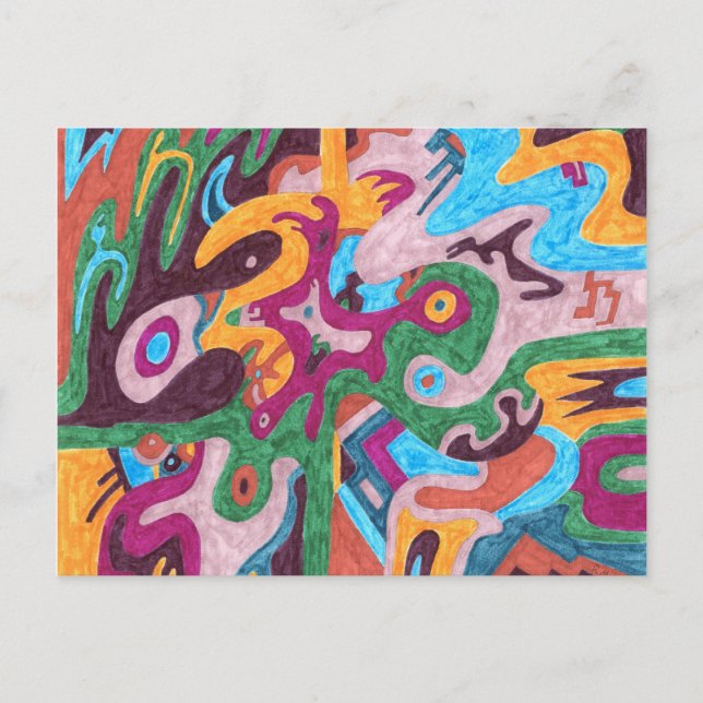 Ausströmen Postkarte (Vorderseite)