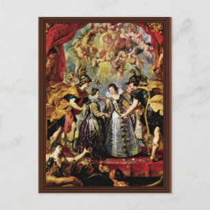 Austausch der Prinzessinnen von Rubens Peter Paul Postkarte