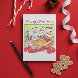 Austausch-Liebe-Weihnachtskarte Feiertagskarte