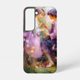 Austausch von Rose und Freundschaft Samsung Galaxy Hülle