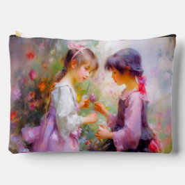 Austausch von Rose und Freundschaft Zubehörtasche