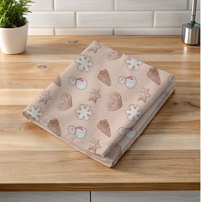 Austausch von Weihnachts-Cookies Geschirrtuch (Christmas Cookie Kitchen Towel )