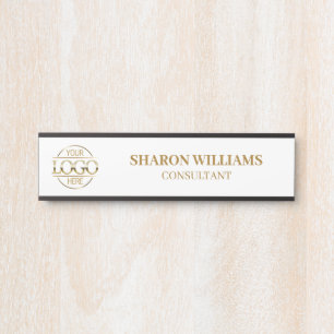 Austauschbares Logo für das benutzerdefinierte Ges Türschild