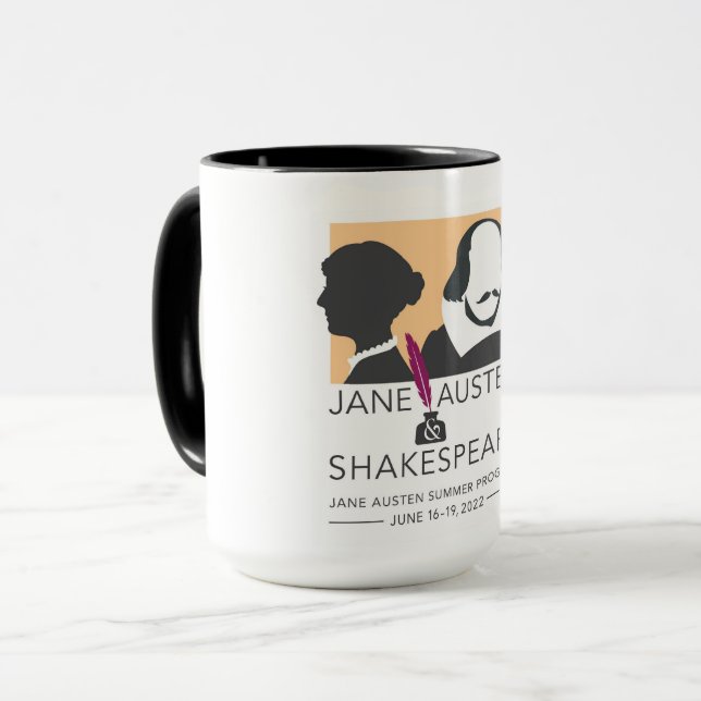 Austen and Shakespeare Mug Tasse (Vorderseite Links)