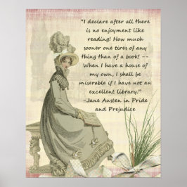 Austen Book Lovers Poster