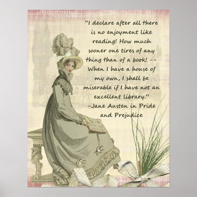 Austen Book Lovers Poster (Vorne)