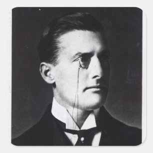 Austen Chamberlain Quadratischer Aufkleber