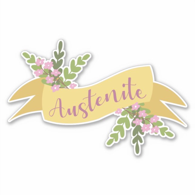 Austenit I Aufkleber (Vorderseite)
