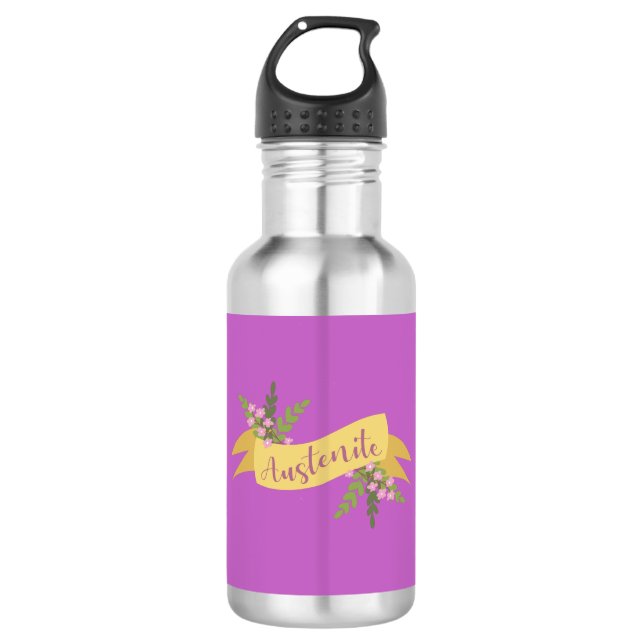 Austenit I Edelstahlflasche (Vorderseite)