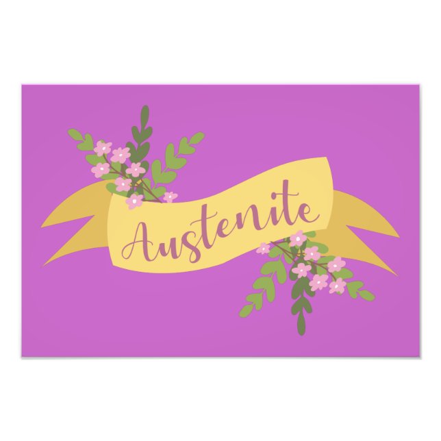 Austenit I Fotodruck (Vorne)