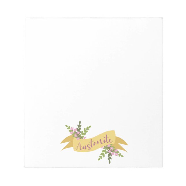 Austenit I Notizblock (Vorderseite)