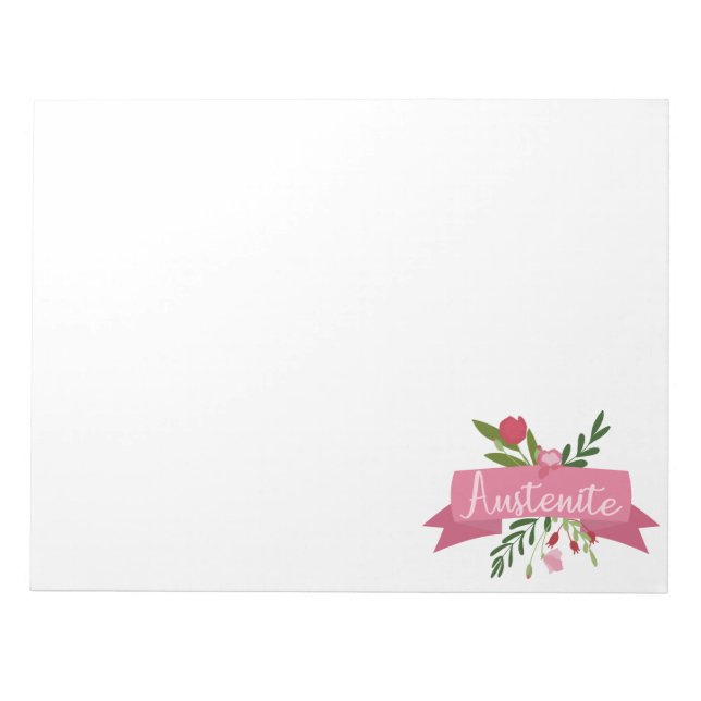 Austenit II Notizblock (Vorderseite)