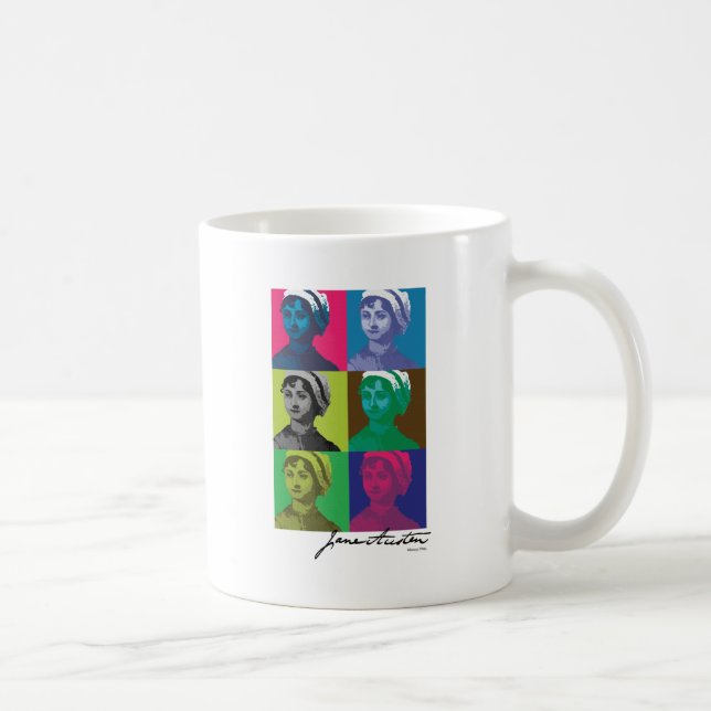 AustenPop -- Jane Austen-Art Tasse (Rechts)