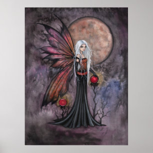 Austere Autumn Fairy Poster