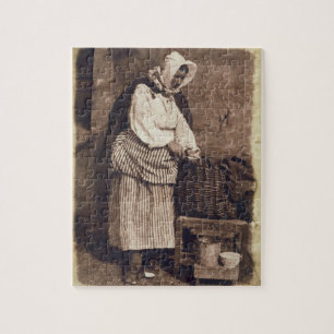 Austern-Frau, 1843-47 (Salzpapierdruck vom calot Puzzle