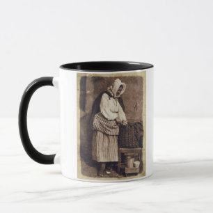 Austern-Frau, 1843-47 (Salzpapierdruck vom calot Tasse