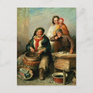 Austern, Junge Sir? Postkarte