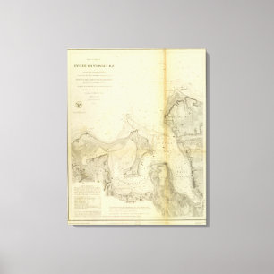 Austern oder Syosset Bay Leinwanddruck