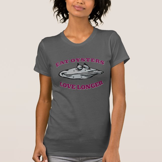 Austernbar, Text bearbeiten, T-Shirt (Vorderseite)