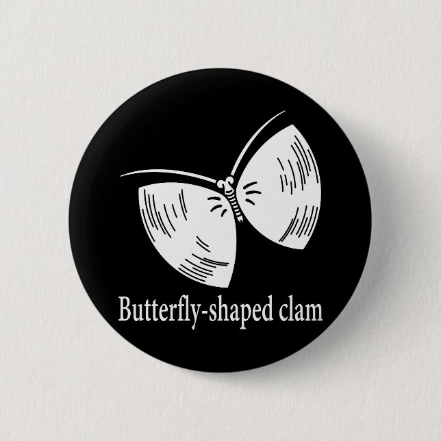 Austernfalter Button (Vorderseite)