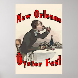 Austernfestival, New Orleans, LA Poster