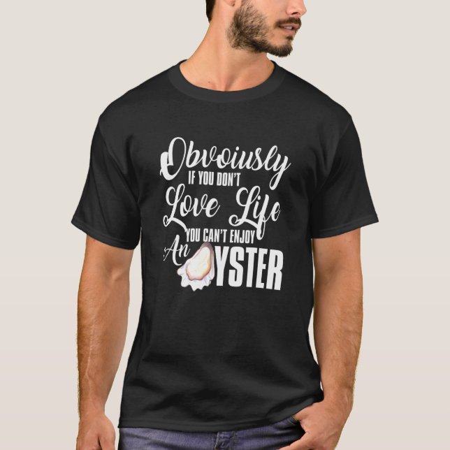 Austernfutter Mollusk Tierisches T-Shirt 1 (Vorderseite)