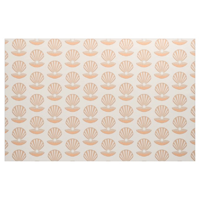 Austernschale und Perle geschlechtsneutrales gemus Stoff (Fat Quarter (45,7 x 55,9 cm))