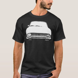 Austin Allegro 1970s Classic Monoblock weiß T-Shirt