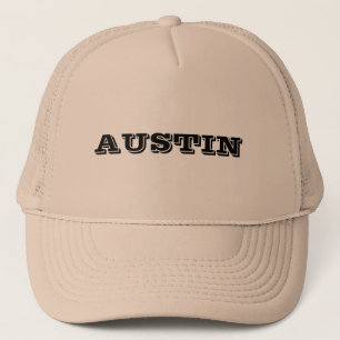 Austin auf Khaki Truckerkappe