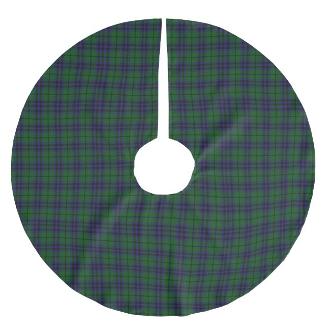 Austin Christmas Tree Skirt Polyester Weihnachtsbaumdecke (Vorderseite)
