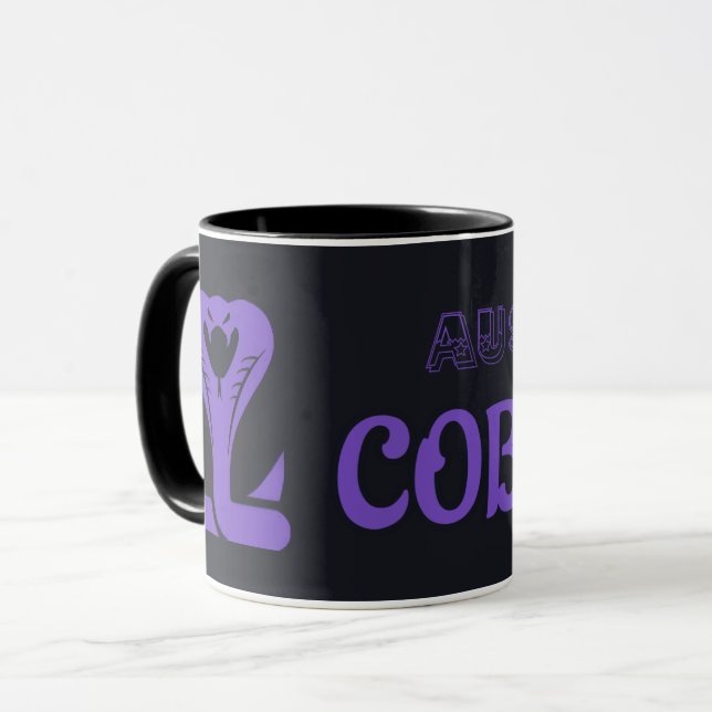 Austin Cobras Schwarze Tasse (Vorderseite Links)