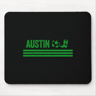 Austin Cowboy Boot Fußballclub Mousepad