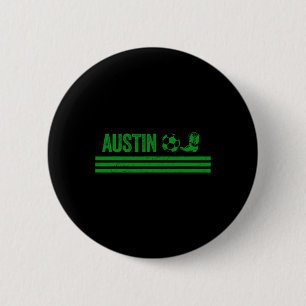 Austin Cowboy Stiefel Fußball Club Button