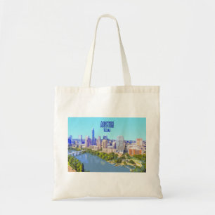 Austin Downtown Texas Vintag Tragetasche