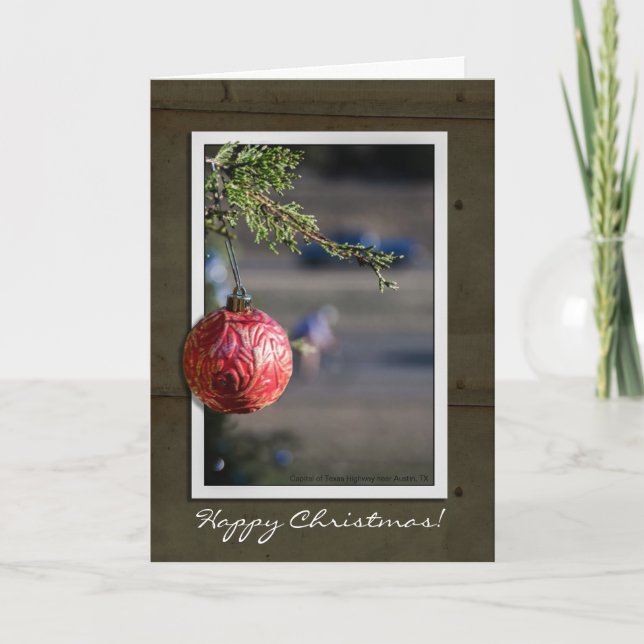 Austin-Hauptstadt des Feiertagskarte (Vorderseite)