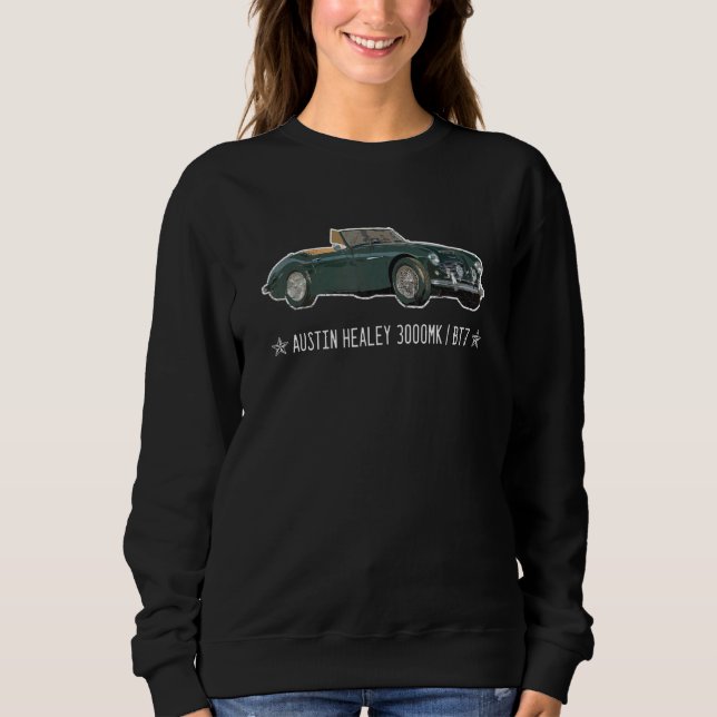 Austin Healey 3000 Mk Bt7 Kollektor's Item Rarity Sweatshirt (Vorderseite)