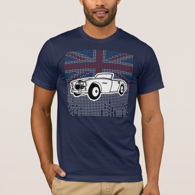Austin-Healey Gewerkschafts-Jack T-Shirt (Vorderseite)