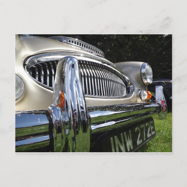 Austin healey MKII Hardtop Postkarte (Vorderseite)