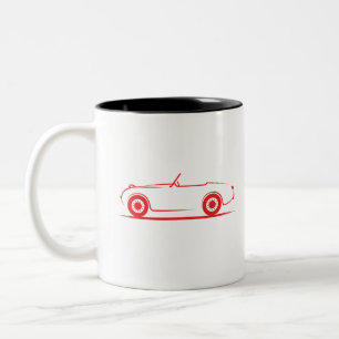 Austin Healey Sprite Bugeye Zweifarbige Tasse