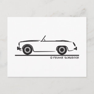 Austin Healey Sprite MK II Postkarte