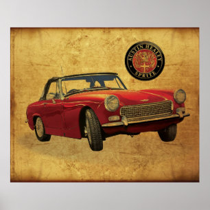 Austin Healey Sprite Poster
