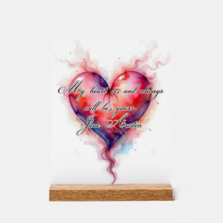 Austin-Herz Acrylschild